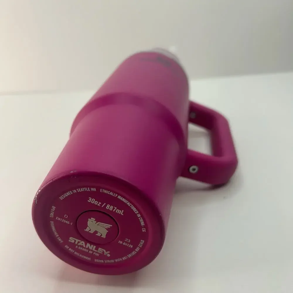Stanley Quencher H2.0 FlowState 40oz Tumbler Mug Pink Stainless Steel With Straw - Picture 9 of 15